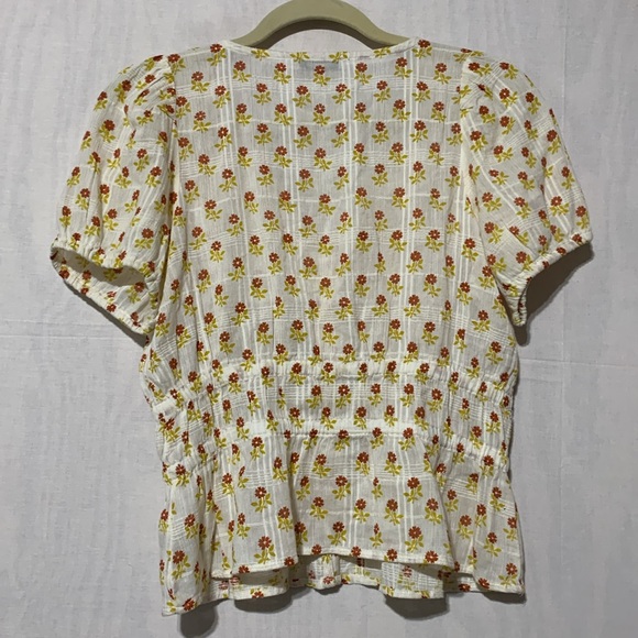 Madewell Sophia Floral Short Sleeve Top - Picture 5 of 5